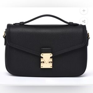 Dress Up Your Purse Le Petit Paris 15 Togo Leather Black NEW!!